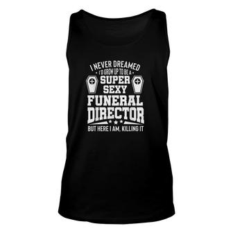 Funny Mortician Proud Funeral Director Unisex Tank Top | Mazezy