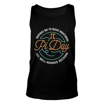 Funny Pi Day Gifts For Math Lovers Unisex Tank Top | Mazezy