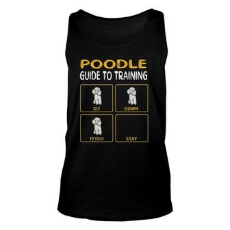 Funny Poodle Guide To Training Dog Obedience Unisex Tank Top | Mazezy