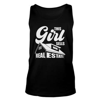 Funny Real Estate Art For Women Realtor Real Estate Agent Unisex Tank Top | Mazezy