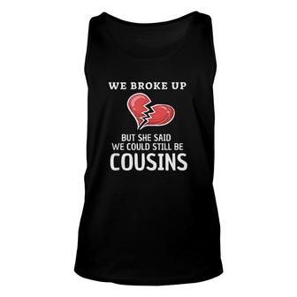 Funny Redneck White Trash We Broke Up Costume V2 Unisex Tank Top - Thegiftio UK