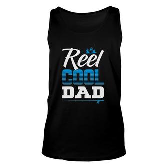 Funny Reel Fishing Father's Day Angling Gift From Kids Unisex Tank Top | Mazezy