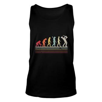 Funny Saxophone Retro Vintage Evolution Of Man Unisex Tank Top - Thegiftio UK