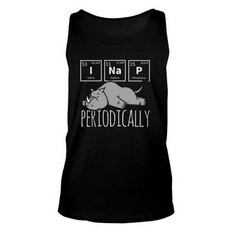 Funny Science I Nap Periodic Table Meme Meh Rhino Gift Unisex Tank Top | Mazezy
