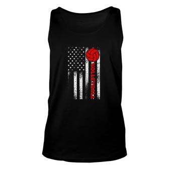 Funny Volleyball Design For More Than An Athlete Usa Patriotic Athlete Unisex Tank Top - Thegiftio