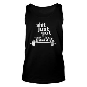 Funny Weight Lifting Gift Weightlifter Fitness Gym Apparel Unisex Tank Top | Mazezy