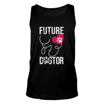 Future Dogtor - Veterinarian Veterinary School Vet Tech Unisex Tank Top | Mazezy