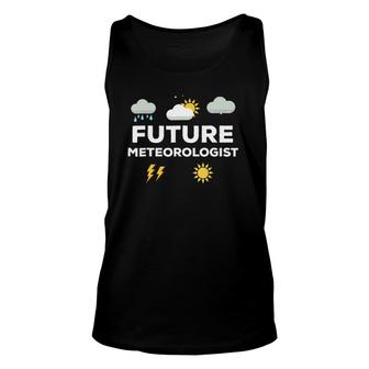 Future Meteorologist Weather Man Unisex Tank Top | Mazezy CA
