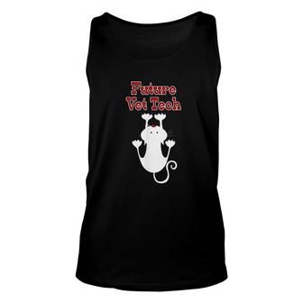 Future Vet Tech Fun For Future Veterinary Technician Unisex Tank Top - Thegiftio UK