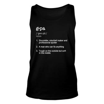 G-Pa Definition - Father's Day Gift Unisex Tank Top | Mazezy