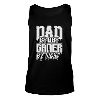 Gamer Dad Fathers Day Video Computer Games Gift Idea Unisex Tank Top | Mazezy