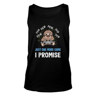 Gamer Sloth Gaming Unisex Tank Top | Mazezy