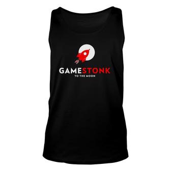 Gamestonk To The Moon - Funny Stock Investor Unisex Tank Top | Mazezy