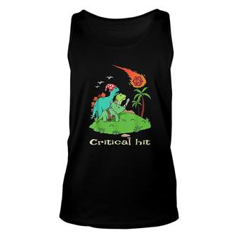 Gaming Funny Critical Hit Role Playing Unisex Tank Top | Mazezy