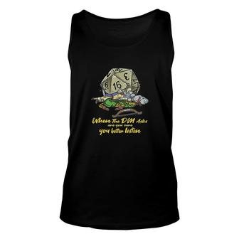 Gaming Gift When The Dm Unisex Tank Top | Mazezy