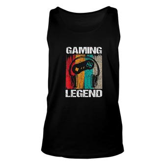 Gaming Legend Pc Gamer Video Games Gift Teenager Unisex Tank Top - Thegiftio UK