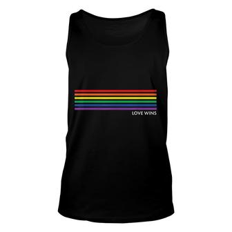 Gay Pride Rainbow Equality Gift Unisex Tank Top | Mazezy