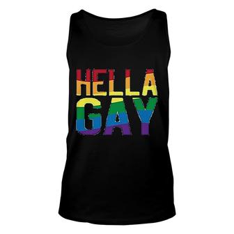Gay Pride Rainbow Flag Unisex Tank Top | Mazezy
