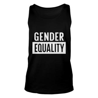 Gender Equality Unisex Tank Top | Mazezy
