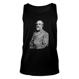General Robert E Lee Living Monument Nation Redneck Southern Tank Top | Mazezy UK