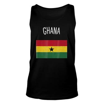 Ghana Flag Ghana Lovers Gift Unisex Tank Top | Mazezy