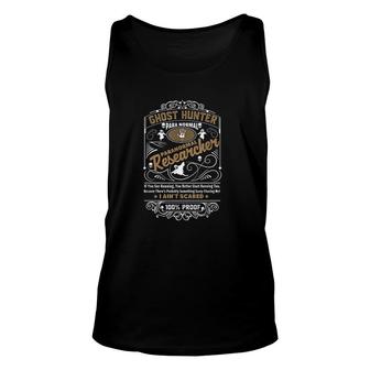 Ghost Hunter Paranormal Unisex Tank Top | Mazezy