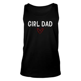 Girl Dad Father's Day From Daughter Baby Girl Unisex Tank Top | Mazezy
