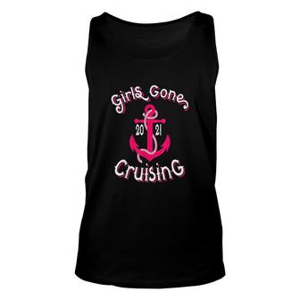 Girls Gone Cruising 2021 Vacation Party Cruise Gift Unisex Tank Top - Thegiftio UK