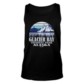 Glacier Bay National Park Alaska Est 1980 Retro Vintage Unisex Tank Top | Mazezy
