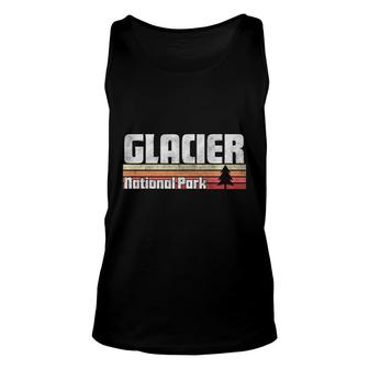 Glacier National Park Retro Style Vintage 70S 80S 90S Unisex Tank Top - Thegiftio UK