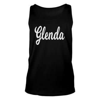 Glenda Name Personalized Gift Unisex Tank Top | Mazezy