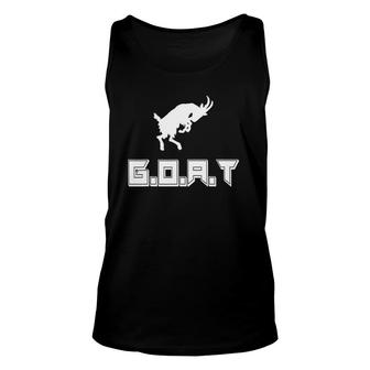GOAT - Greatest Of All Time Unisex Tank Top | Mazezy