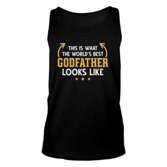 Godfather From Goddaughter Godfathers World's Best Godfather Tank Top | Mazezy