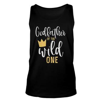 Godfather Of The Wild One 1St Birthday First Thing Tee Unisex Tank Top | Mazezy