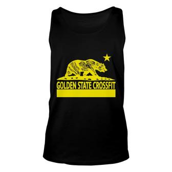 Golden State Crossfit Unisex Tank Top | Mazezy