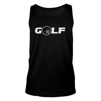 Golf Player Golfer Golfing Club Unisex Tank Top | Mazezy