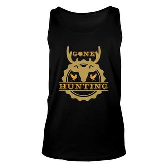 Gone Hunting Deer Hunting Hunter Unisex Tank Top - Thegiftio