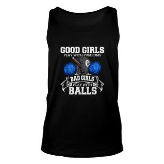 Good Girls Bad Girls Pool Player Billiards Funny Unisex Tank Top - Thegiftio UK
