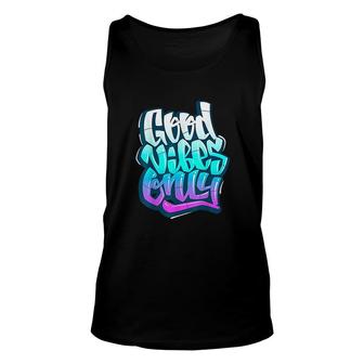 Good Vibes Only Quotes Inspirational Quotes Unisex Tank Top - Thegiftio UK