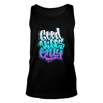 Good Vibes Only Quotes Inspirational Quotes Unisex Tank Top - Thegiftio UK