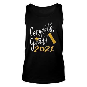 Graduation Gifts For Her Him 2021 Bachelors Masters College Unisex Tank Top | Mazezy