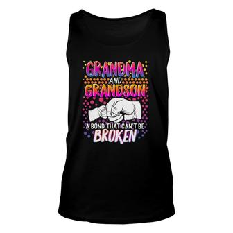 Grandma And Grandson Matching Mothers Day Mommy Grandparent Unisex Tank Top | Mazezy