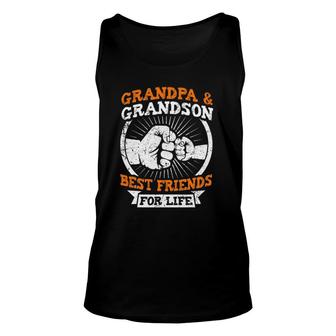 Grandpa And Grandson Best Friends For Life Grandfather Gift Unisex Tank Top