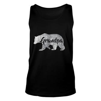 Grandpa Bear Awesome Camping Gramps Unisex Tank Top | Mazezy