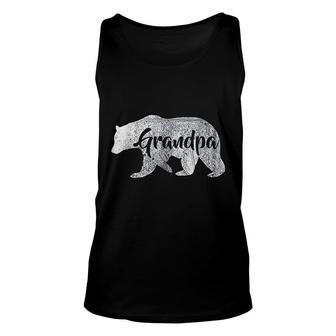 Grandpa Bear Awesome Camping Gramps Unisex Tank Top | Mazezy