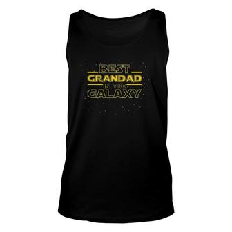 Grandpa Grandad Gift, Best Grandad In The Galaxy Unisex Tank Top | Mazezy