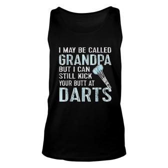 Grandpa Team League Darts Gift Unisex Tank Top | Mazezy