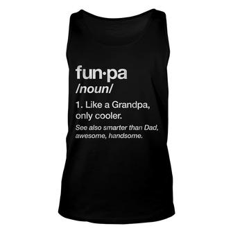 Grandparent Funpa Unisex Tank Top | Mazezy