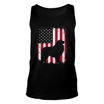 Great Pyrenees 4Th Of July American Usa Flag Dog Gift Unisex Tank Top | Mazezy