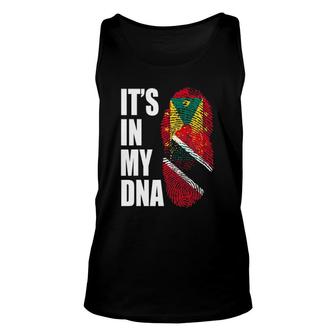 Grenadian And Trinidadian Mix Dna Flag Heritage Unisex Tank Top | Mazezy